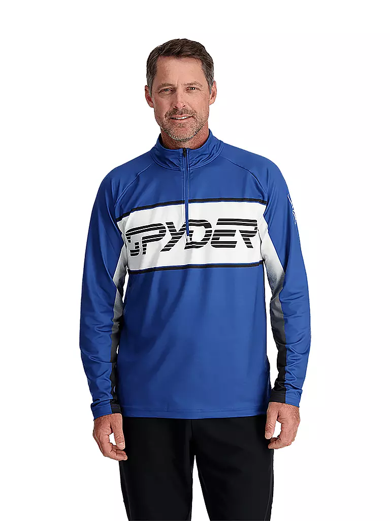 SPYDER | Herren Unterzieh Zipshirt Paramount | Bleu