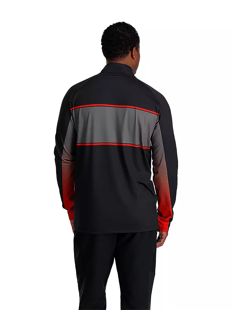 SPYDER | Herren Unterzieh Zipshirt Paramount | Noir