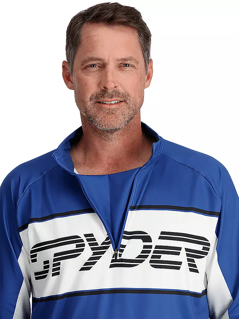 SPYDER | Herren Unterzieh Zipshirt Paramount | Bleu