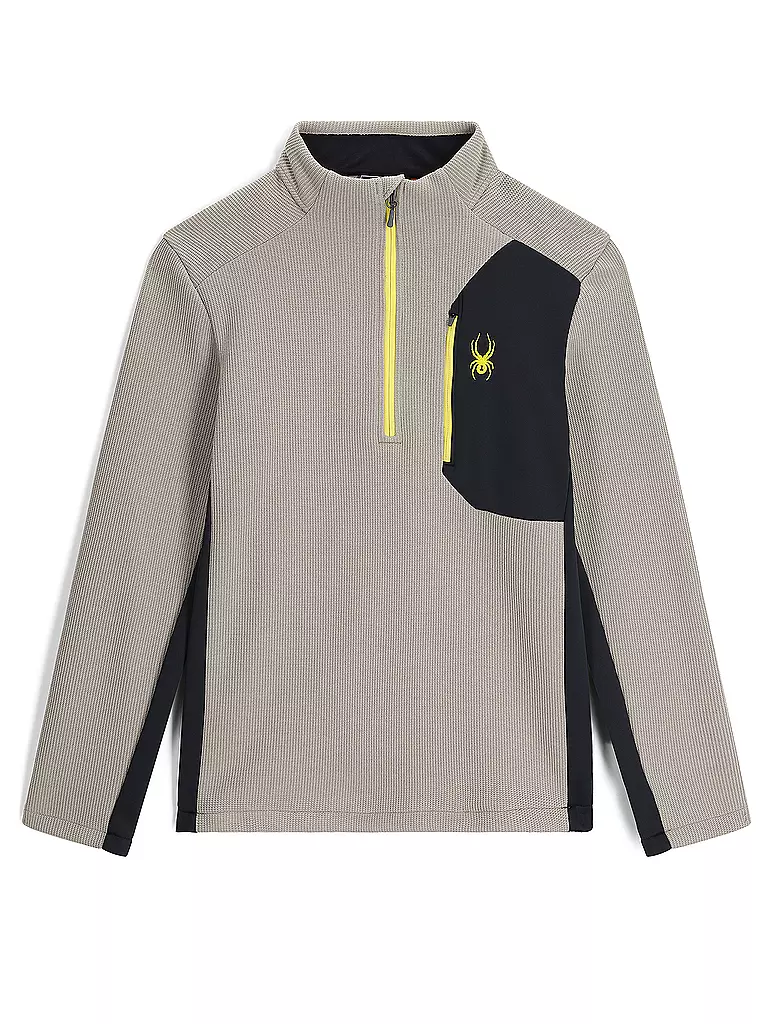 SPYDER | Pull Homme 1/2 Zip BANDIT | Gris clair