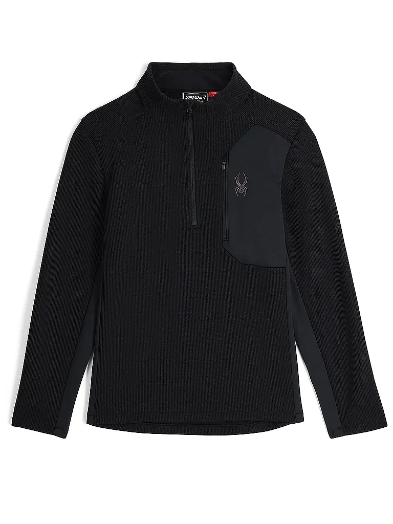 SPYDER | Pull Homme 1/2 Zip BANDIT | Noir