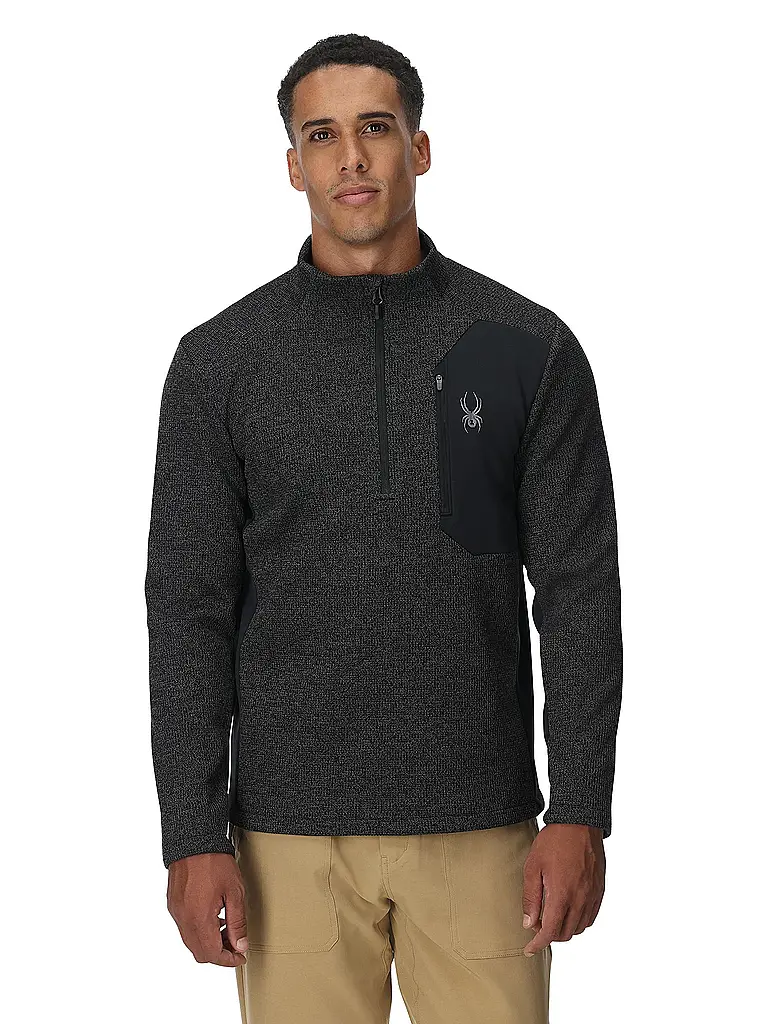 SPYDER | Pull homme 1/2 zip BANDIT | Gris