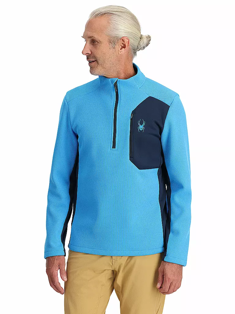SPYDER | Pull pour homme avec 1/2 zip BANDIT | Bleu