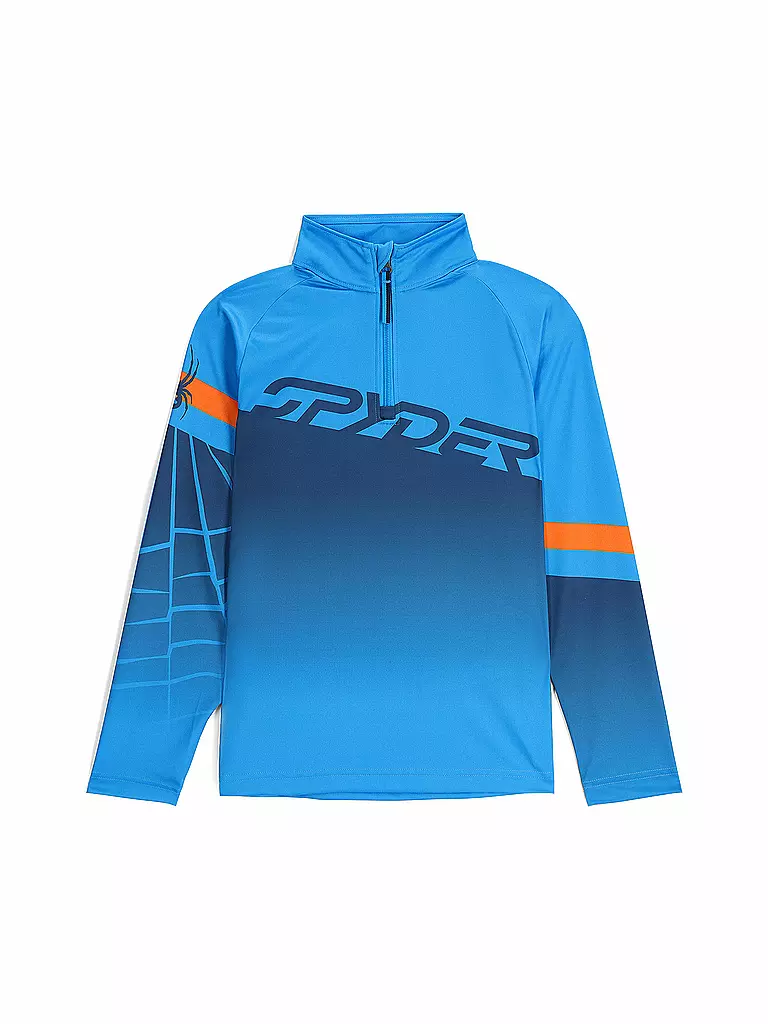 SPYDER | Sous-pull zippé enfant Incline | Bleu