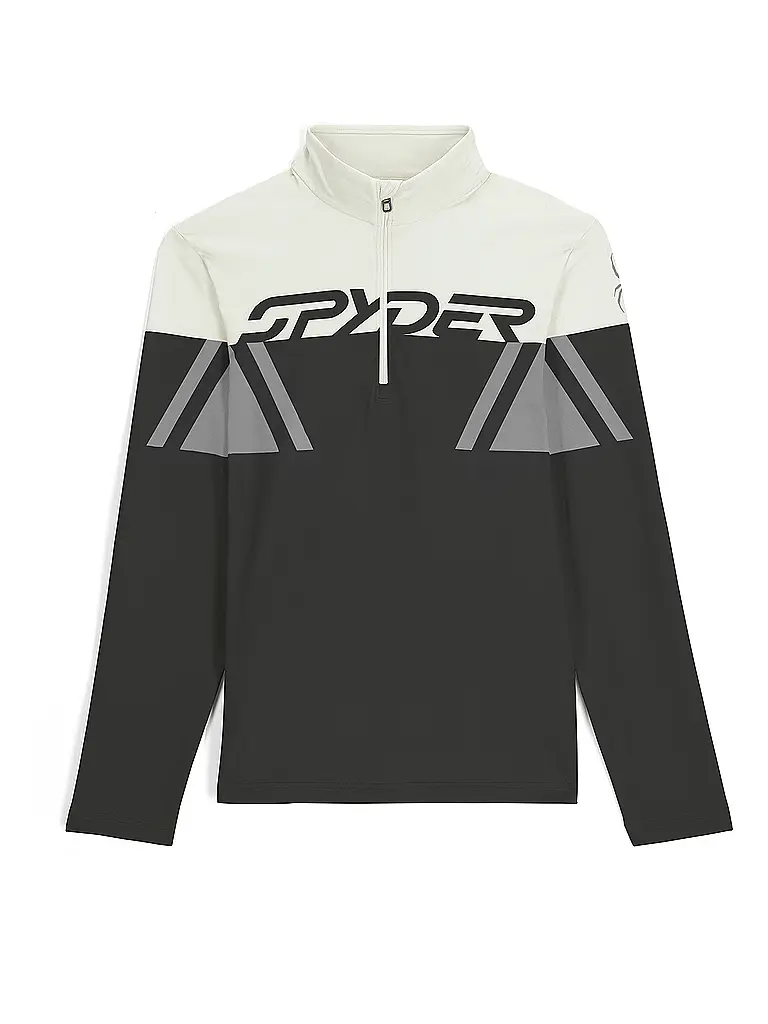 SPYDER | Sous-pull zippé Paramount pour homme | Noir