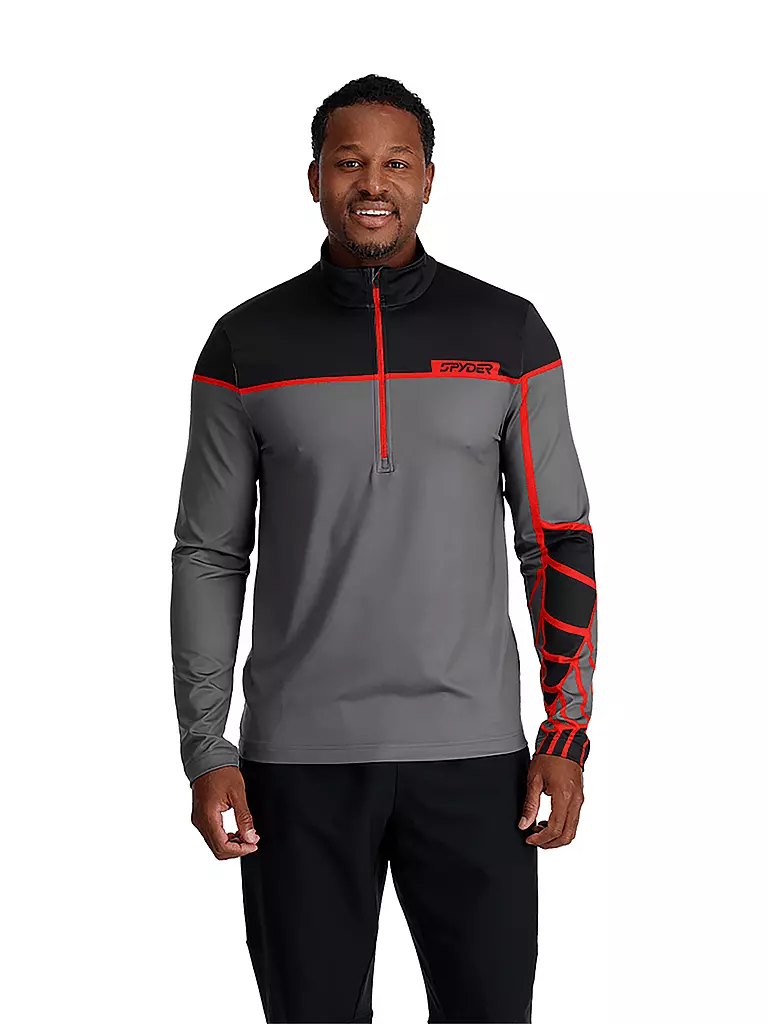 SPYDER | Sous-pull zippé pour homme Capitol | Gris