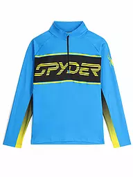 SPYDER | Zipshirt de sous-vêtement Paramount pour homme | Bleu
