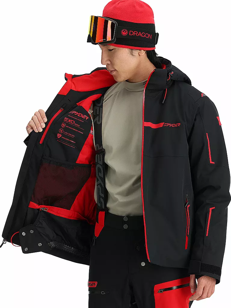 SPYDER | Veste de ski Titan pour homme | Noir
