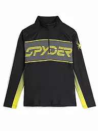 SPYDER | Zipshirt de sous-vêtement Paramount pour homme | Jaune