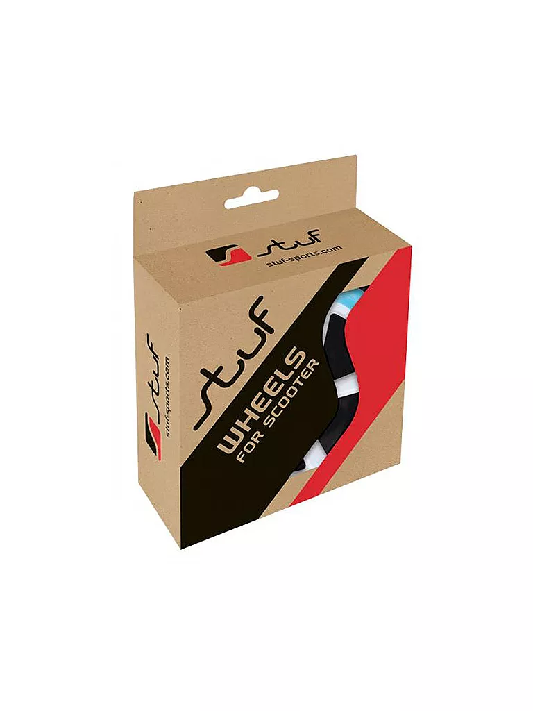 STUF | Roues universelles pour trottinette | Noir