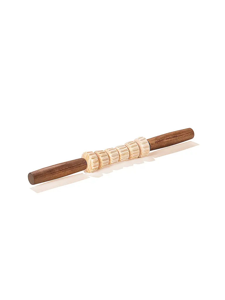 STYLEHOLZ | Bâton de fascia Woddstick Mini rainuré | Marron clair