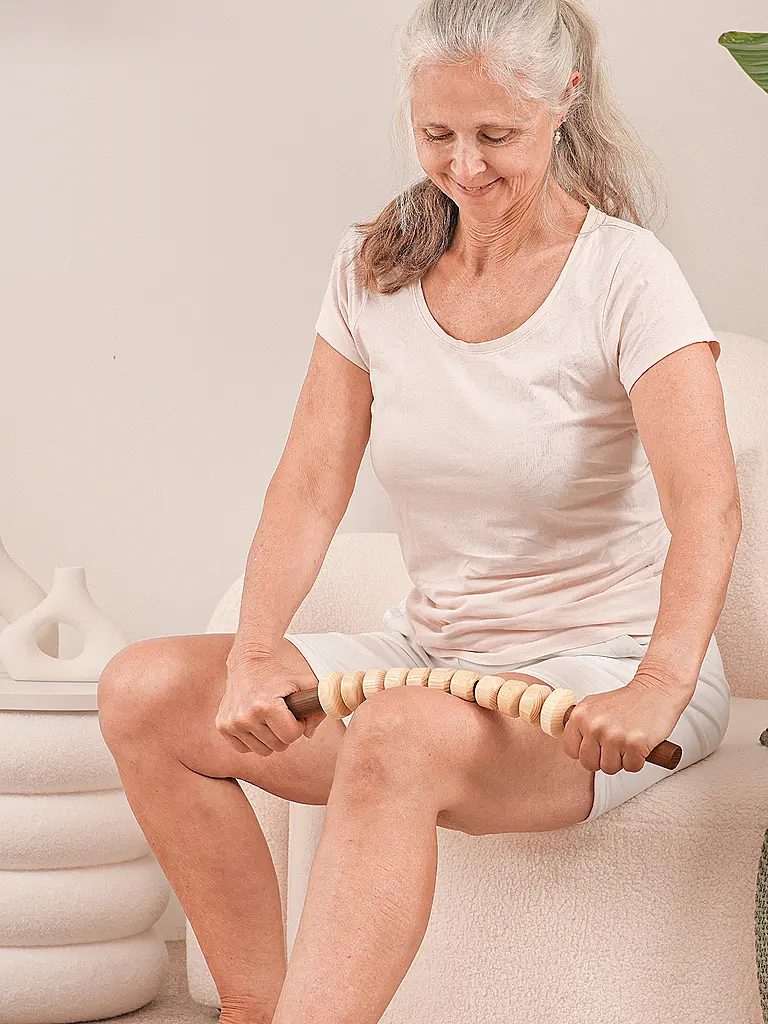 STYLEHOLZ | Bâton de fascia Woodstick FLEX | Marron clair