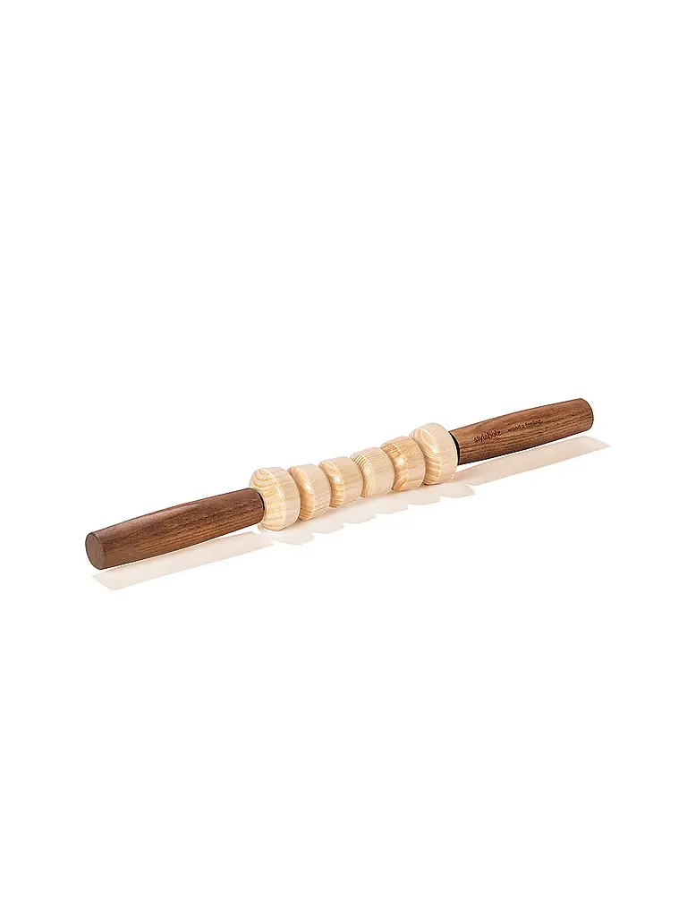 STYLEHOLZ | Bâton de fascia Woodstick Mini Lisse | Marron clair