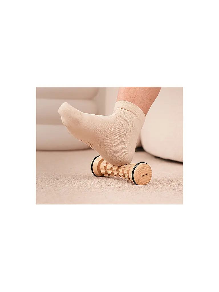 STYLEHOLZ | Rouleau de massage pour les pieds | Marron clair