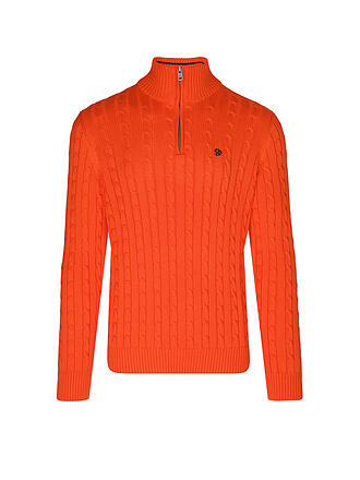 SUPERDRY | Pull homme Preppy Cotton Cable 1/2 Zip