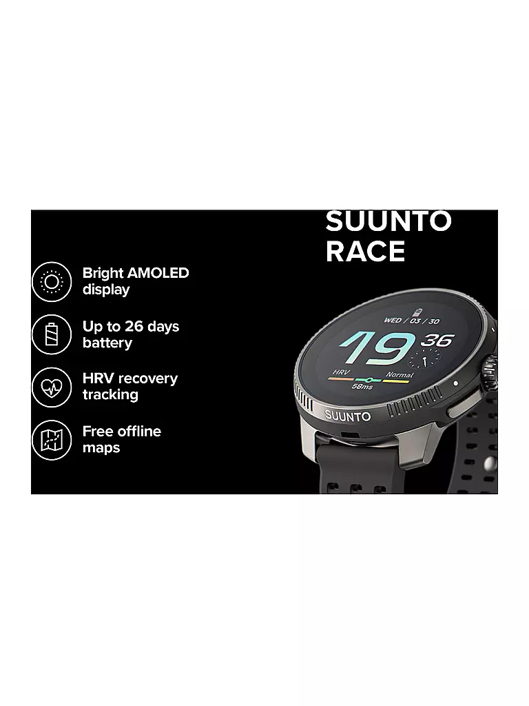 SUUNTO | Montre GPS multisports Suunto Race S Titanium Canary |