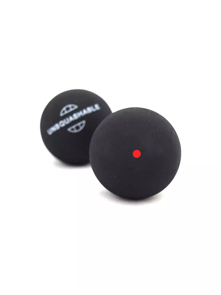 TALBOT TORRO | Balles de squash, blister de 2, rouge / medium | Noir