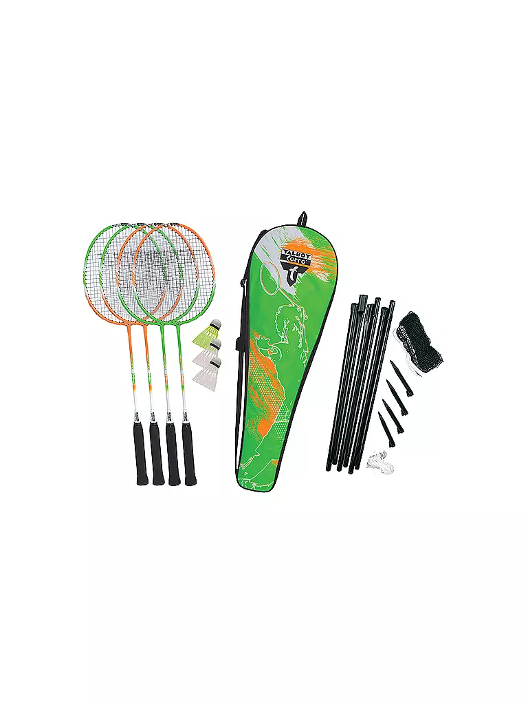 TALBOT TORRO | Set de badminton 4-Attacker Plus | Vert