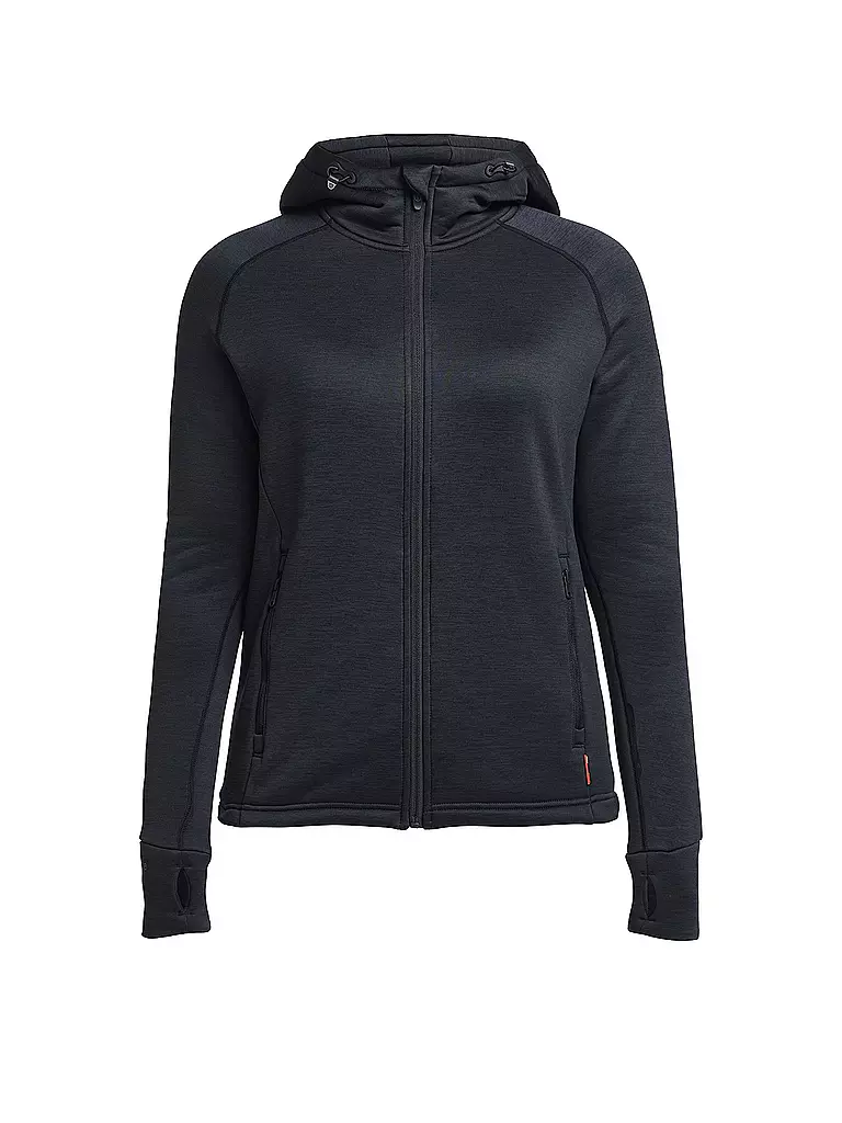 TENSON | Damen Unterziehjacke Txlite Midlayer Hoodie Zip | Noir