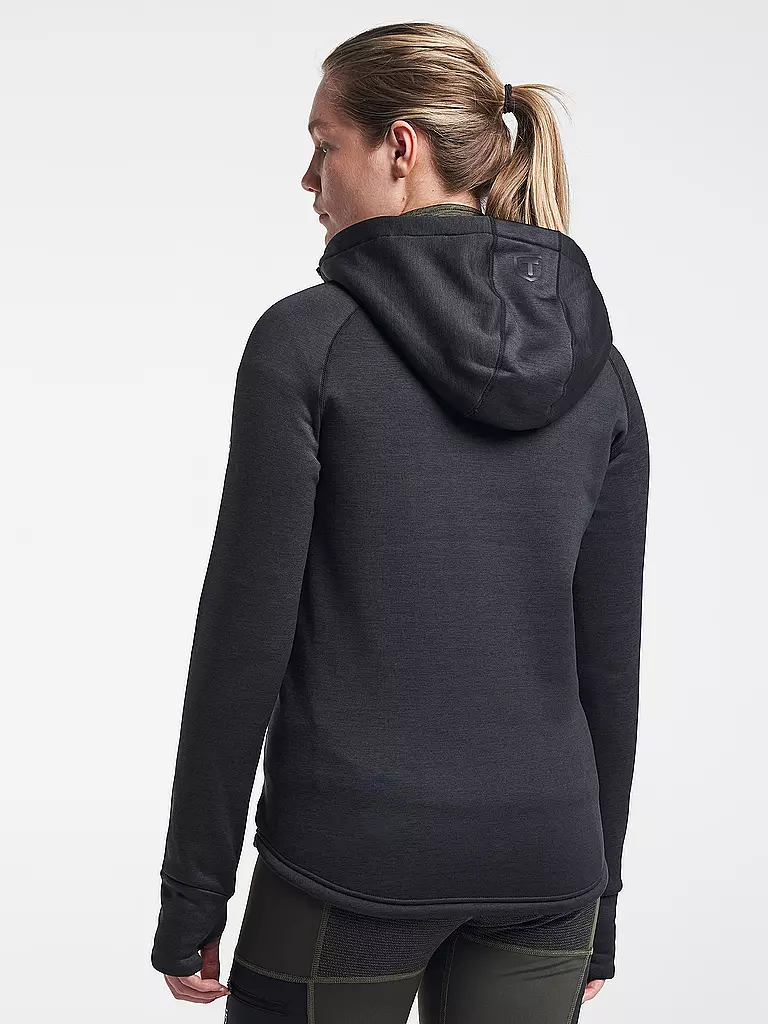 TENSON | Damen Unterziehjacke Txlite Midlayer Hoodie Zip | Noir