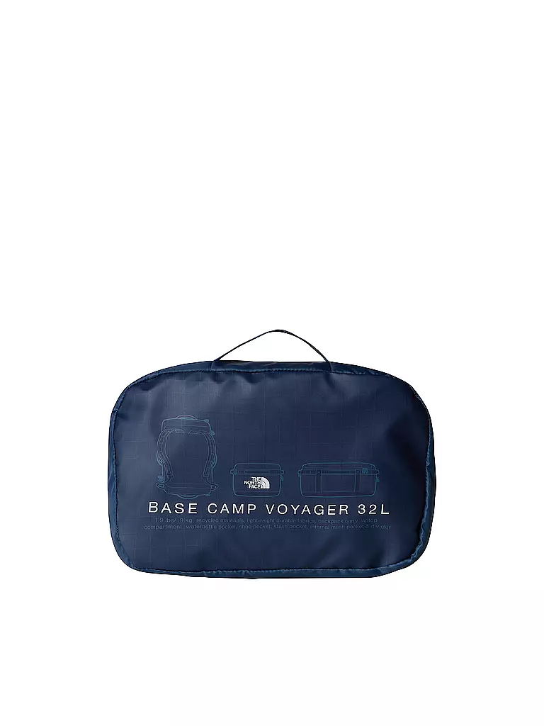 THE NORTH FACE | Sac de voyage Base Camp Voyager Duffel 32L | Bleu foncé
