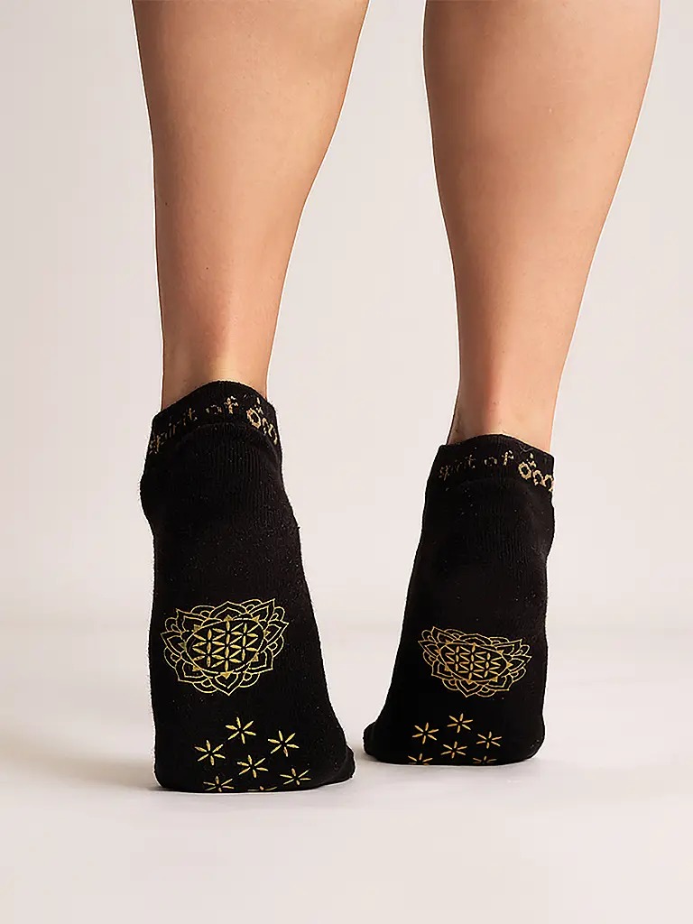 THE SPIRIT OF OM | Chaussettes Adhara pour femmes | Noir