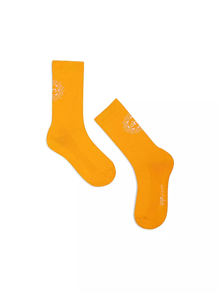 THE SPIRIT OF OM | Chaussettes Padu pour femmes | Orange