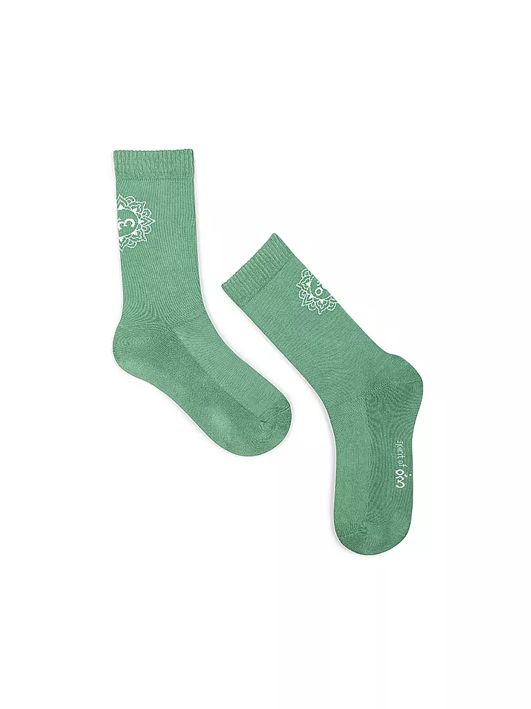 THE SPIRIT OF OM | Chaussettes Padu pour femmes | Vert clair