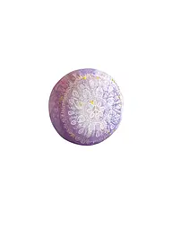THE SPIRIT OF OM | Coussin de méditation rond jade/orange | Multicolore