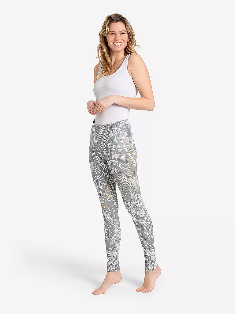 THE SPIRIT OF OM | Débardeur de yoga en bambou pour femmes | Blanc