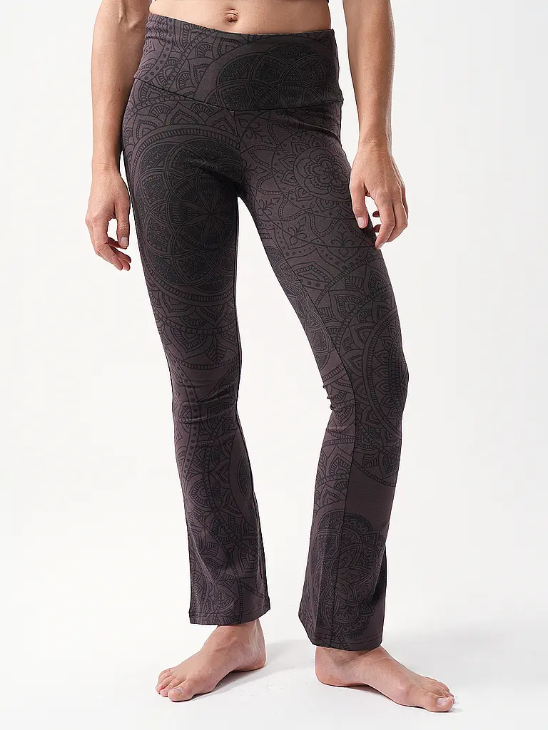 THE SPIRIT OF OM | Damen Yoga Hose Guna | Marron