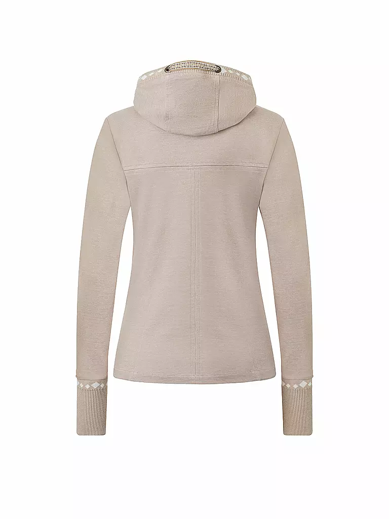 THE SPIRIT OF OM | Damen Yoga Sweatjacke | Camel