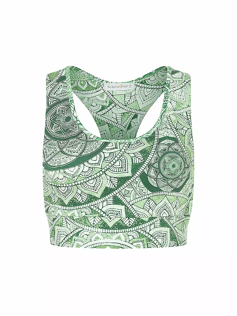 THE SPIRIT OF OM | Soutien-gorge de sport Flow pour femmes | Vert clair