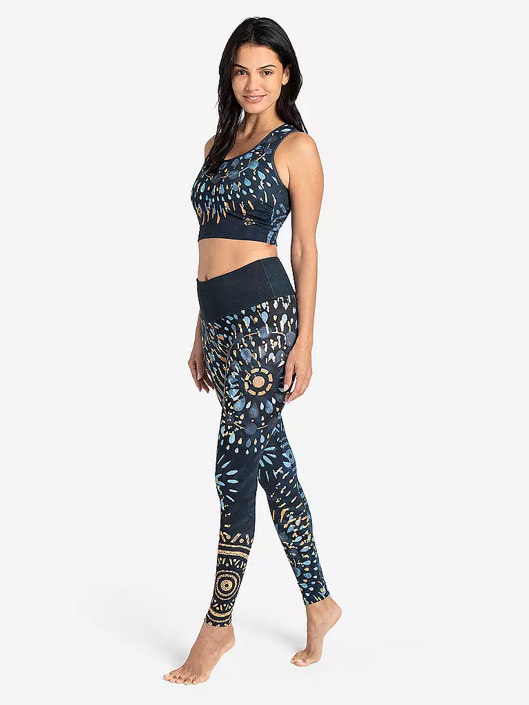 THE SPIRIT OF OM | Soutien-gorge de yoga Magic pour femmes | Bleu foncé