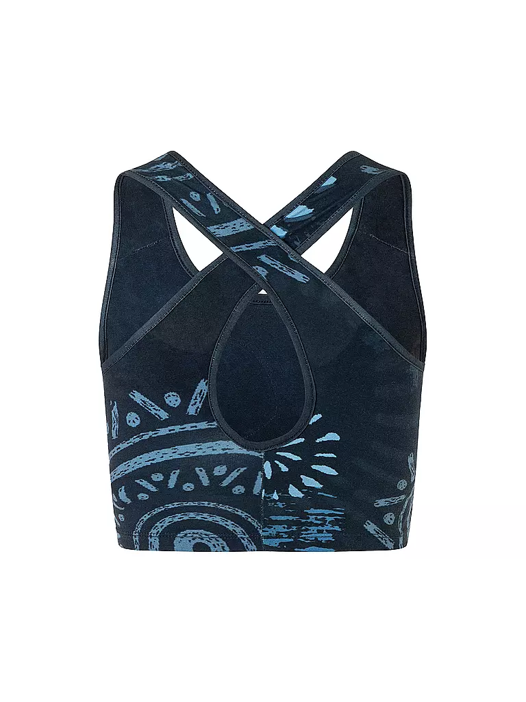 THE SPIRIT OF OM | Soutien-gorge de yoga Magic pour femmes | Bleu foncé