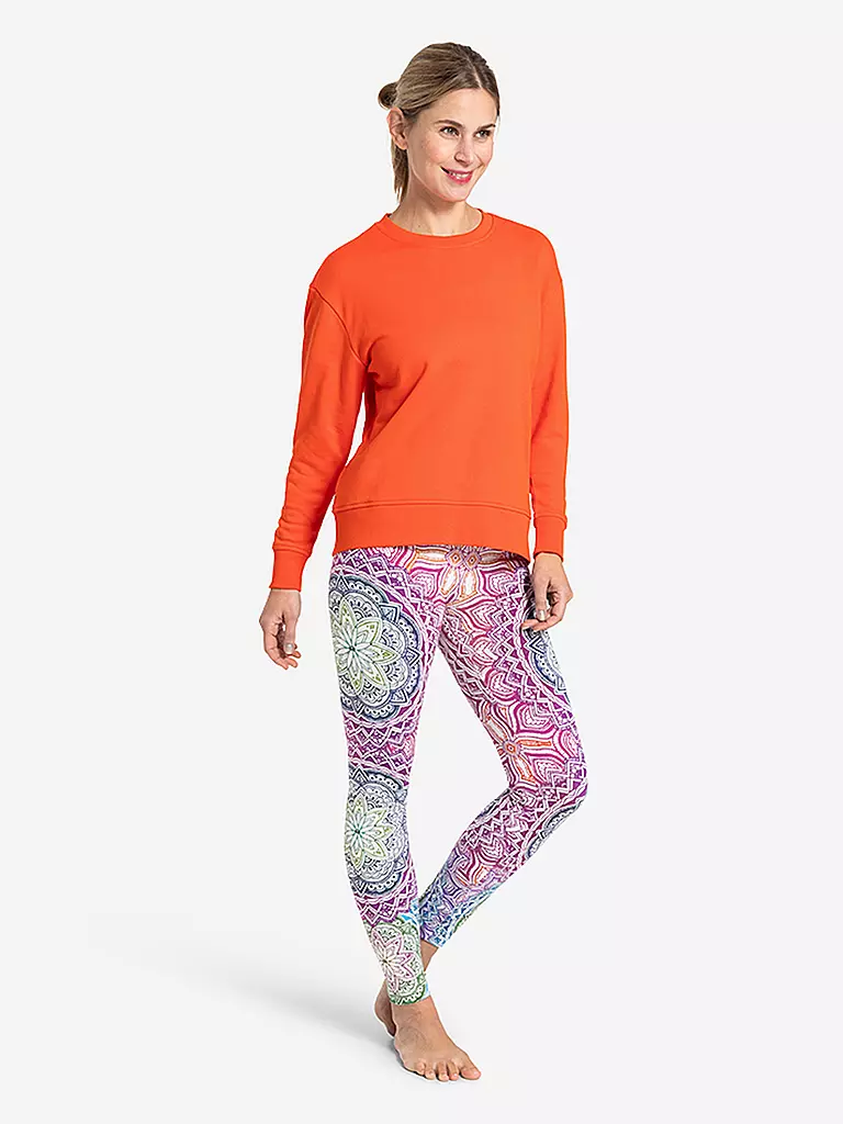 THE SPIRIT OF OM | Sweat de yoga Abhaya pour femmes | Orange
