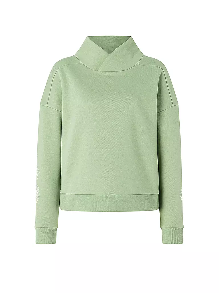 THE SPIRIT OF OM | Sweat de yoga lounge Sattva Matcha pour femmes | Vert clair
