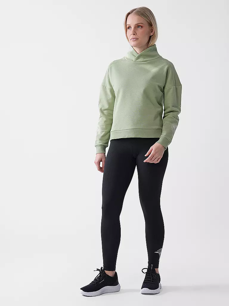 THE SPIRIT OF OM | Sweat de yoga lounge Sattva Matcha pour femmes | Vert clair