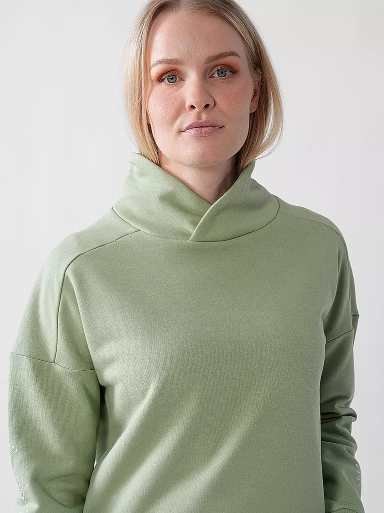 THE SPIRIT OF OM | Sweat de yoga lounge Sattva Matcha pour femmes |
