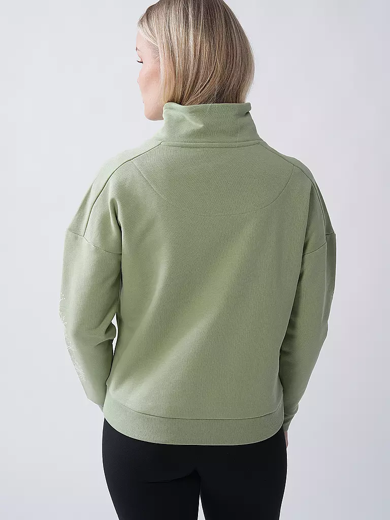 THE SPIRIT OF OM | Sweat de yoga lounge Sattva Matcha pour femmes |