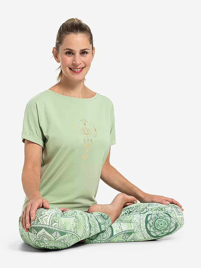 THE SPIRIT OF OM | T-shirt de yoga pour femmes Eka Padma | 