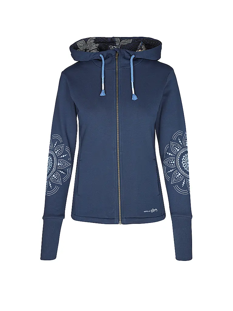 THE SPIRIT OF OM | Veste de yoga Maui pour femmes | Bleu foncé