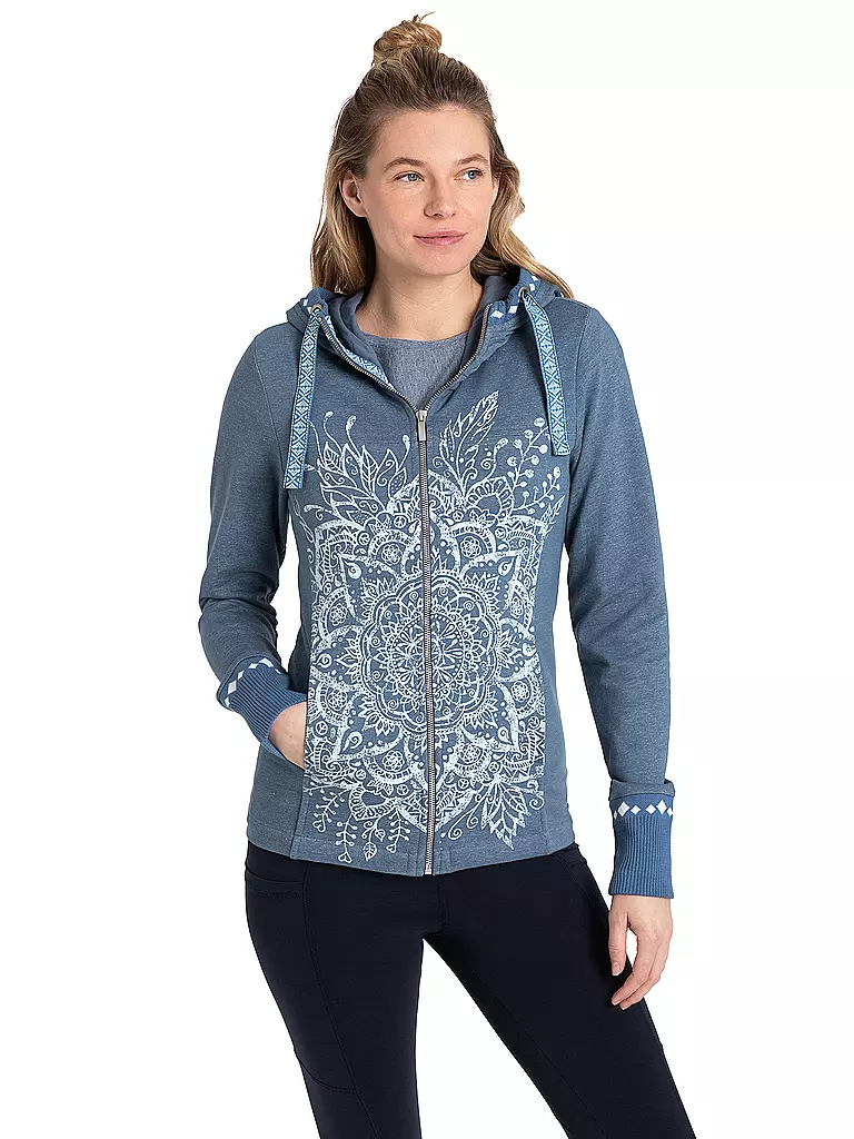 THE SPIRIT OF OM | Veste de yoga pour femmes | Bleu clair