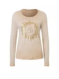 THE SPIRIT OF OM | Yogashirt OM Mandala pour femmes | Crème