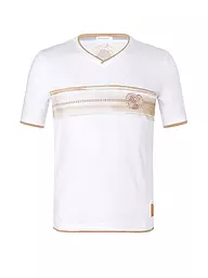 THE SPIRIT OF OM | Yogashirt Planet Protect pour hommes | Blanc