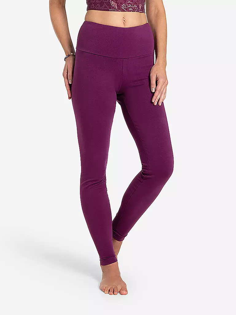 THE SPIRIT OF OM | Yogatight Basic Satya Viola pour femmes |