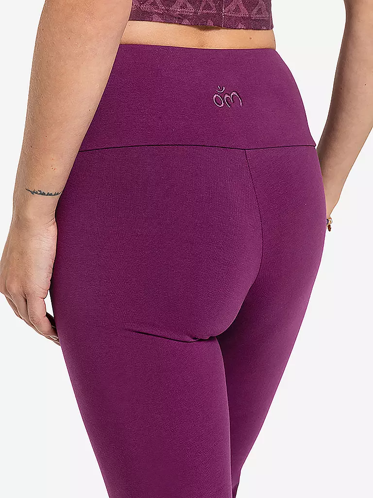 THE SPIRIT OF OM | Yogatight Basic Satya Viola pour femmes |