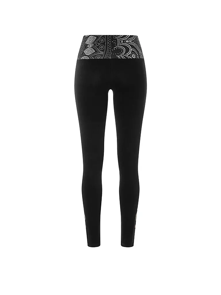 THE SPIRIT OF OM | Yogatight Maui Madhya pour femmes | Noir