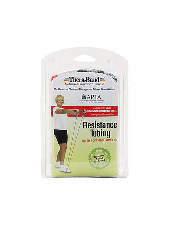 THERA-BAND | Theraband® Tubings avec poignées flexibles, résistance moyenne