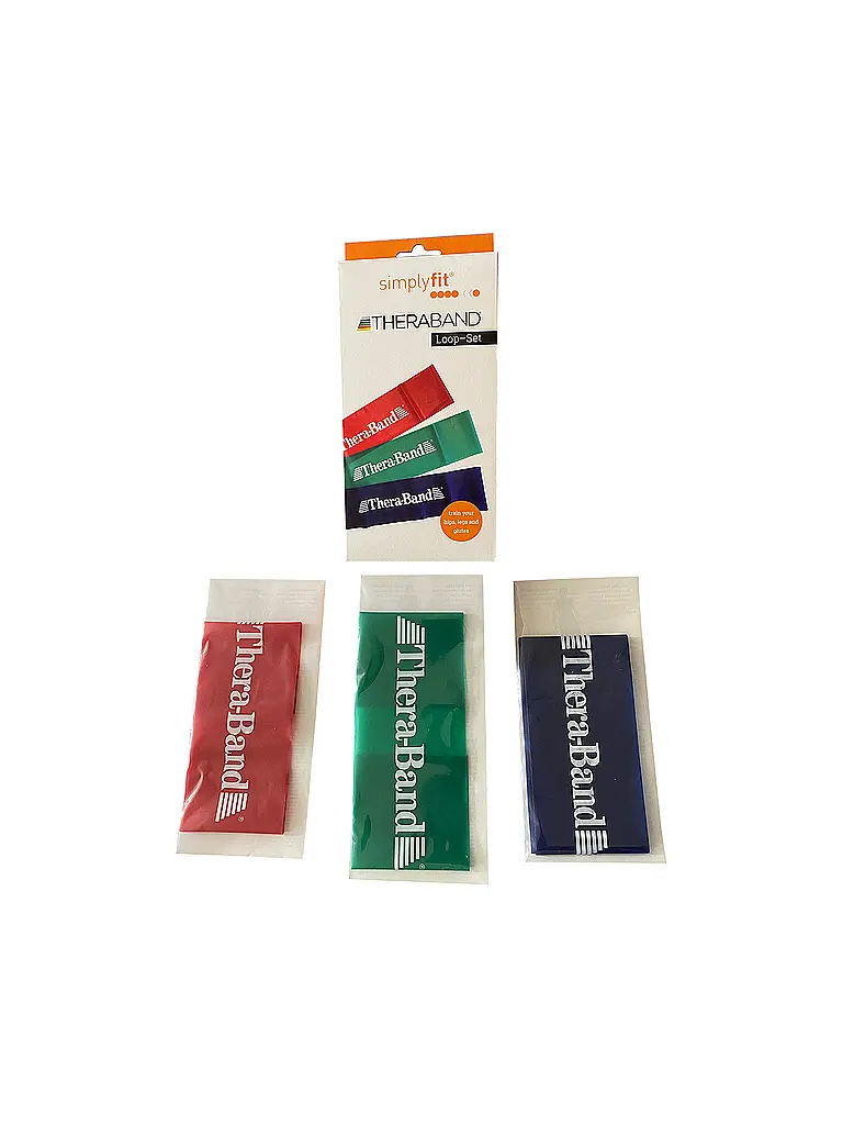 THERA-BAND | Set de bandes de résistance en boucle | Multicolore